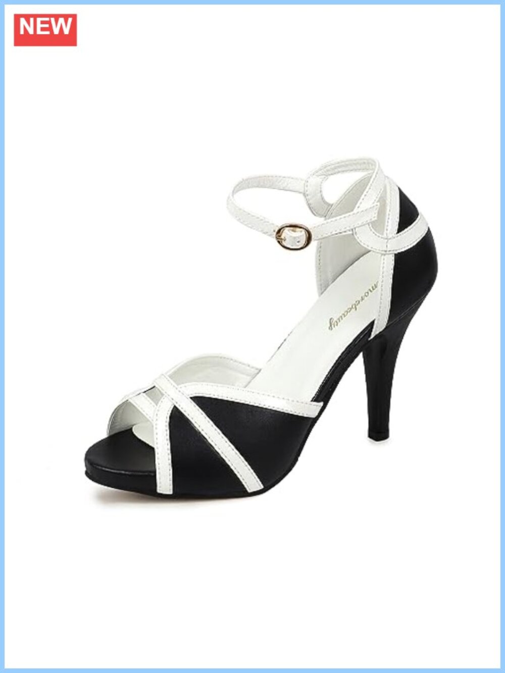 Women Strappy Heeled Sandals Peep Toe Ankle Strap Platform Party Shoes